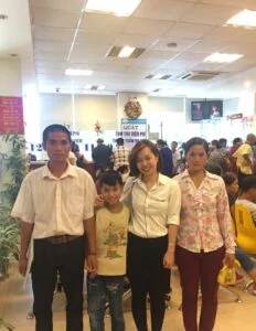 Hồ sơ tài trợ số 5 - Bé Lê Văn Hiếu 3 Bé Hiếu bình phục tốt sau ca phẫu thuật