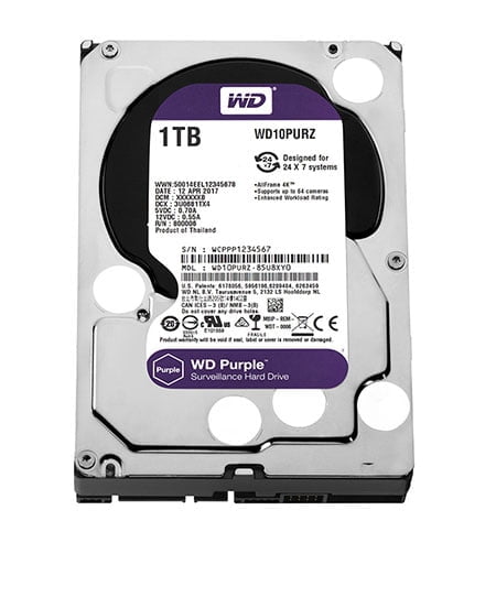 Ổ cứng Western Digital Purple 1TB WD10PURZ