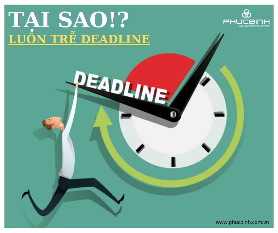 Tại sao bạn luôn trễ DEADLINE? 3 deadline