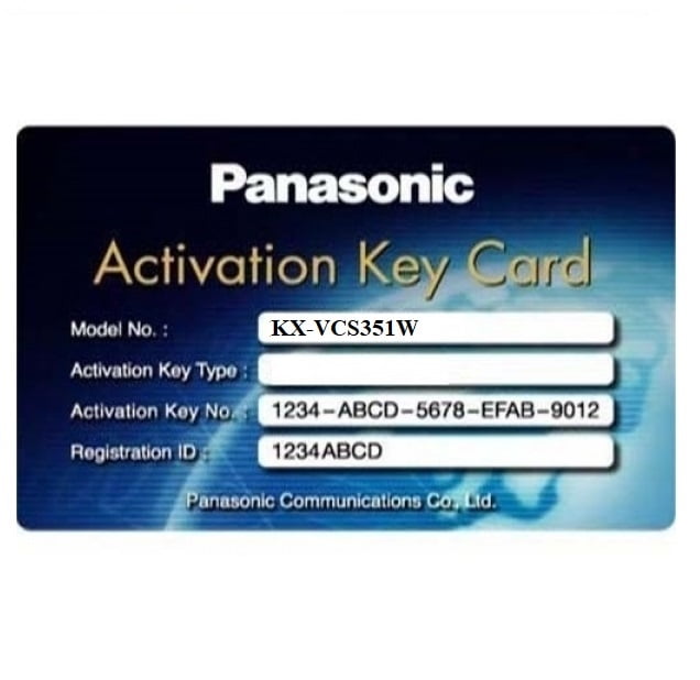 Activation key truyền hình hội nghị Panasonic KX-VCS351W 5 Activation key truyền hình hội nghị Panasonic KX-VCS351W