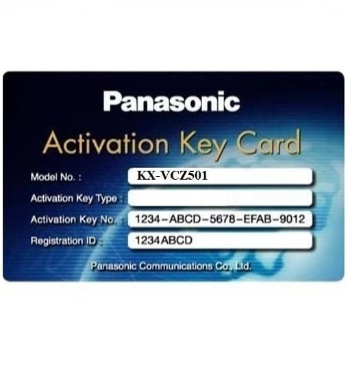 Activation key truyền hình hội nghị Panasonic KX-VCZ501 17 Activation key truyền hình hội nghị Panasonic KX-VCZ501