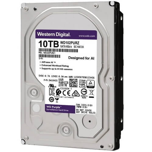 Ổ cứng Western Digital Purple 10TB WD102PURZ 7 Ổ cứng Western Digital Purple 10TB WD102PURZ