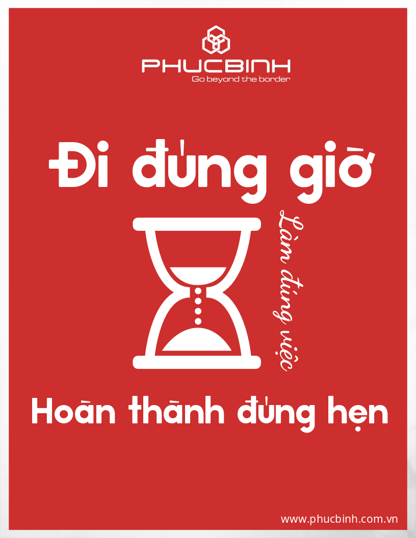 Tác phong đúng giờ, văn hóa đúng hẹn và đúng deadline 11 pbdunggio