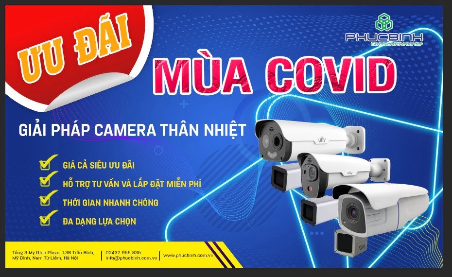 Ưu đãi hấp dẫn dành cho doanh nghiệp lắp camera thân nhiệt mùa covid 10 uudaidanhchodoanhnghiepmuacovid