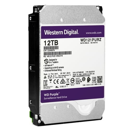 Ổ cứng Western Digital Purple 12TB WD121PURZ