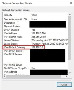 Kiểm tra IP address từ thanh Taskbar