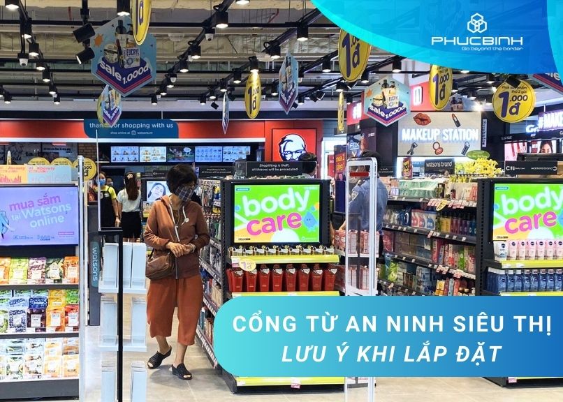 Cổng từ an ninh siêu thị là thiết bị an ninh được sử dụng phổ biến