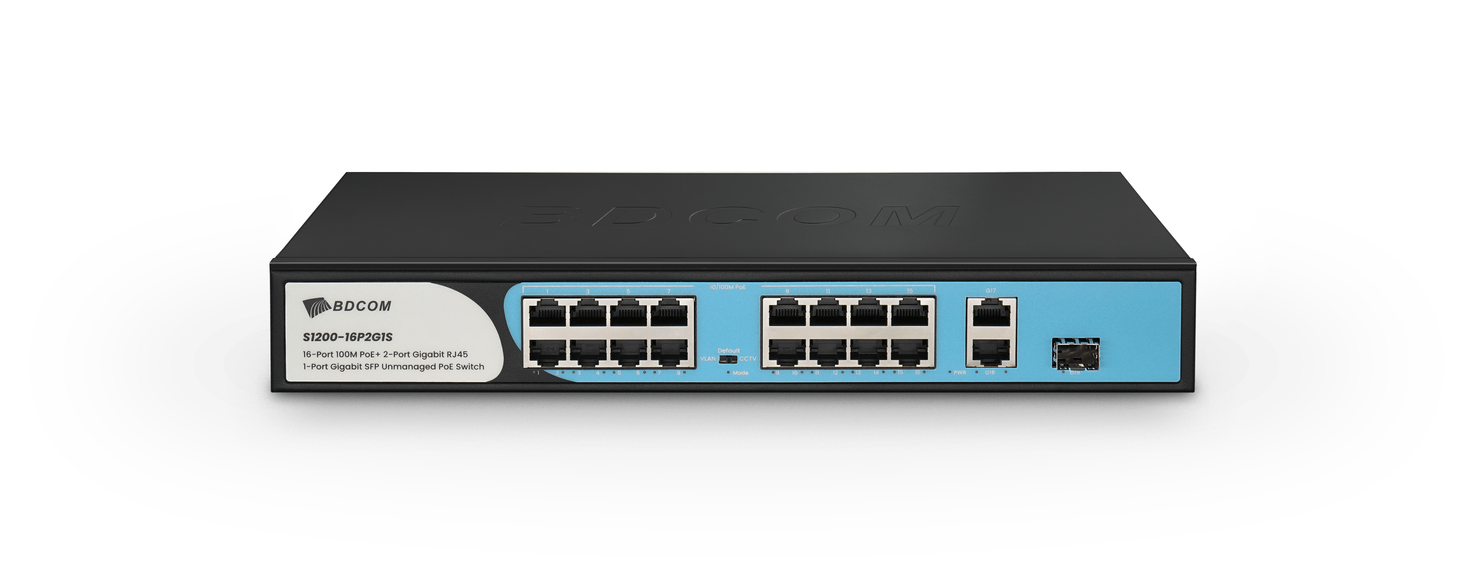 SWITCH POE BDCOM S1200-16P2G1S