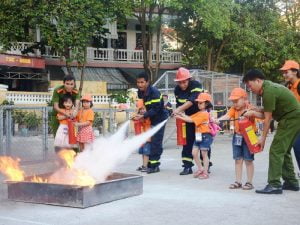 Quy định phòng cháy chữa cháy trường học 4 Phòng cháy chữa cháy trường học cần được quan tâm