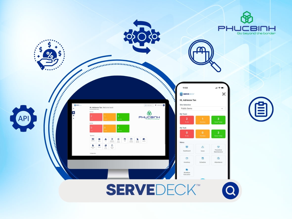 Phần mềm Servedeck - Quản lý vận hành thông minh
