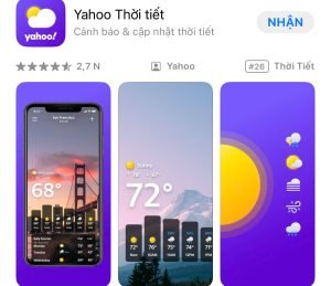 Yahoo thời tiết
