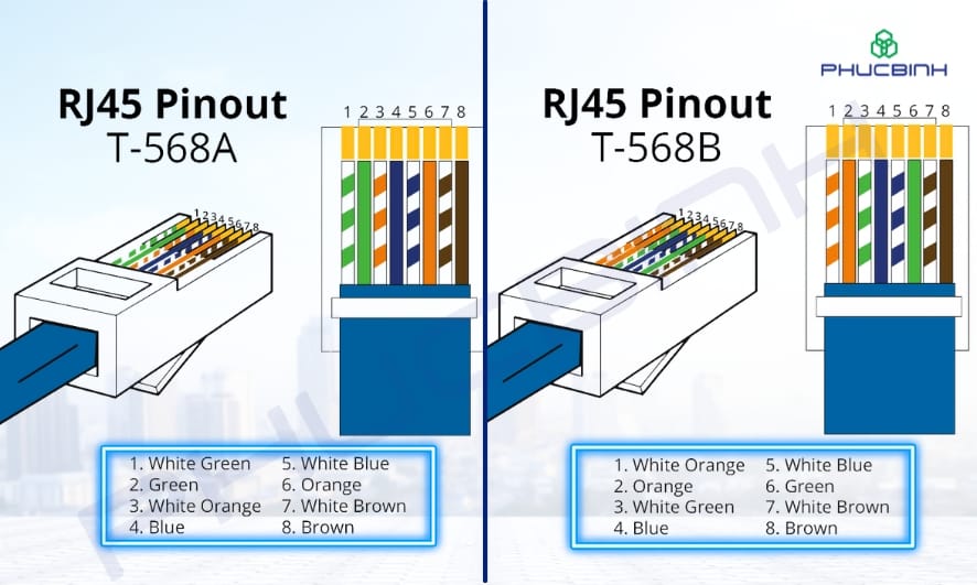 RJ45 là gì? Hướng dẫn bấm hạt mạng RJ45 chuẩn