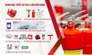 Liệt kê thiết bị PCCC cần kiểm định theo Nghị định 50/2024
