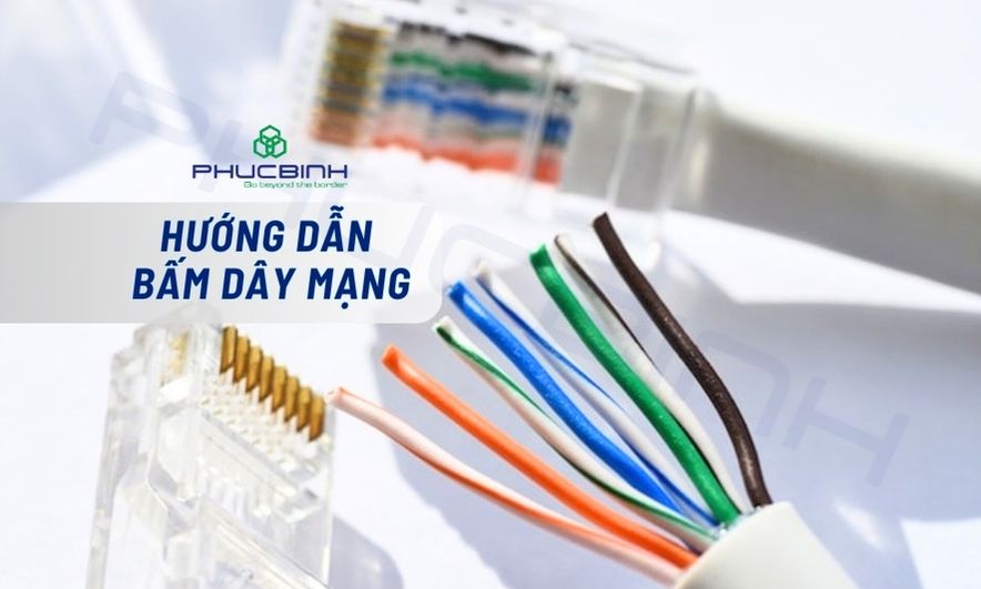 Hướng dẫn bấm dây mạng chuẩn A