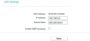 Gán địa chỉ IP cho router phụ trong dãy địa chỉ IP mà router wifi chính đang cấp phát