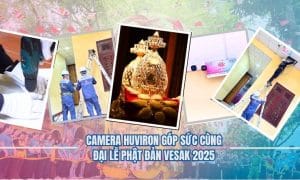 Phúc Bình tự hào góp sức trên hành trình cung nghinh xá lợi Đức Phật – Đại lễ Vesak 2025 7 Phúc Bình là đơn vị được tin tưởng thiết kế giải pháp camera giám sát thông minh tại sự kiện