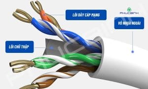 Điều gì quyết định chất lượng truyền dẫn của dây cáp mạng 3 Cấu tạo của dây cáp mạng