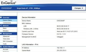 3 bước cài đặt router wifi tại nhà, đảm bảo phủ sóng ổn định 5 Giao diện cài đặt của thiết bị mạng EnGenius