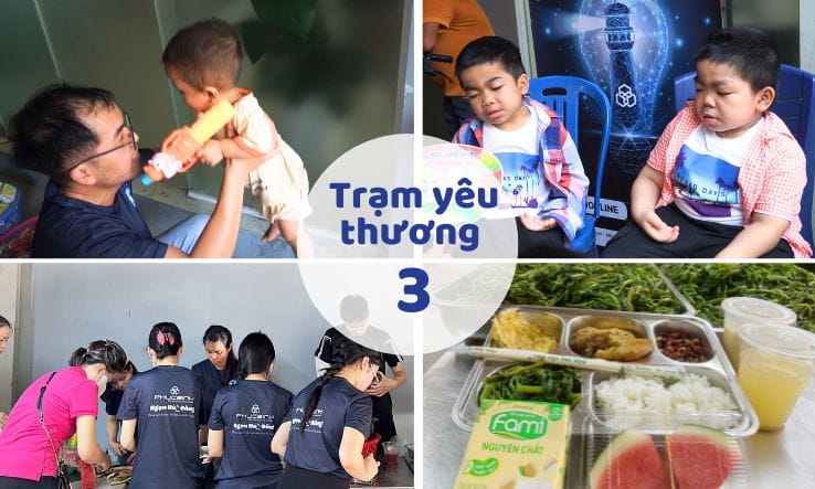 Love Station 03: Free meals at the Vietnam National Children’s hospital in June 10 Trạm yêu thương số 3 tại Bệnh viện Nhi Trung ương
