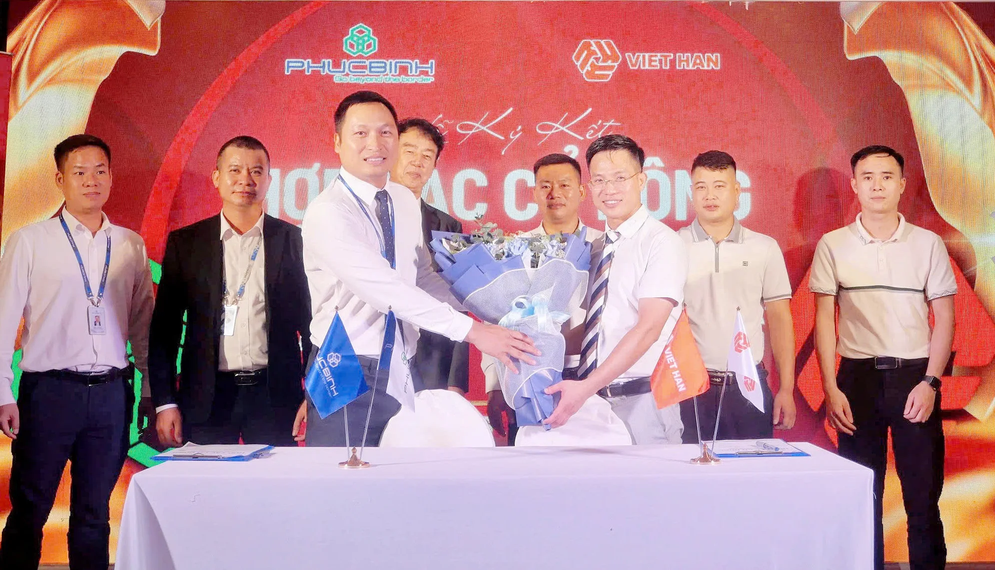 Phúc Bình và Việt Hàn ký kết hợp tác chiến lược