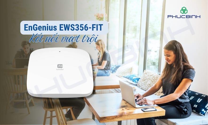 Thiết kế của router EnGenius EWS356-FIT đảm bảo kết nối vượt trội và an toàn cao