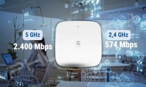 Router EnGenius EWS356-FIT - Hiệu suất đỉnh cao, kết nối vượt trội 6 Router EnGenius EWS356-FIT sử dụng băng tần kép 2,4 GHzvaf 5 GHz