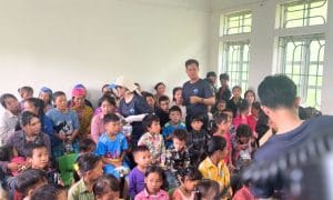 Trạm yêu thương số 4 - Dự án đặc biệt tại điểm trường Tả Xáy 7 Ngọn Hải Đăng mang thật nhiều yêu thương tới các bé