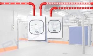 Lưu ý thiết kế và lắp đặt đầu báo khói kiểu hút 3 Đầu báo khói kiểu hút chủ động hút mẫu không khí để phân tích