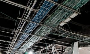 Ứng dụng của máng cáp và thang cáp trong thi công mạng 3 Thang mạng được sử dụng trong các công trình yêu cầu về tải trọng dây mạng
