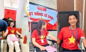 Phúc Bình tổ chức ngày hội hiến máu "Giọt hồng sẻ chia" 19 CBNV Phúc Bình hiến máu nhân đạo
