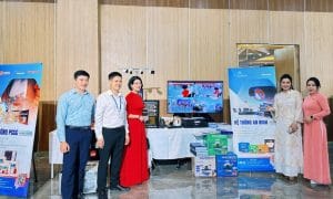 Phúc Bình tài trợ Toạ đàm Doanh nhân tư nhân 1983 Giao thương 26 Gian trưng bày sản phẩm của Phúc Bình được nhiều người quan tâm