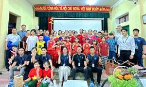Trạm yêu thương số 7: Tri ân quê hương Bắc Võng Ngoại thân thương 1 Trạm yêu thương số 7 tại thôn Bắc Võng Ngoại