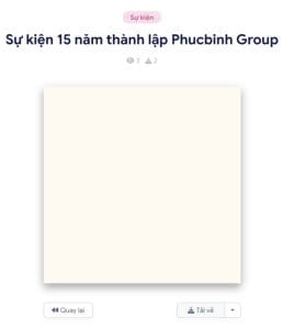 Hướng dẫn thay frame avatar Facebook Chào mừng kỷ niệm 15 năm thành lập PHUCBINH GROUP 8 Chọn mục tải về