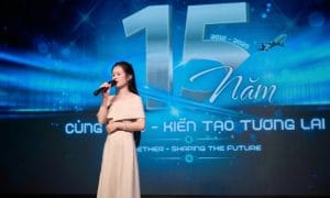 Ms. Nông Thị Dịu - Representing Tả Xáy School—a remote upland campus in Cao Bằng where children traverse mountain passes to reach the classroom, and where the Lighthouse (Ngọn Hải Đăng) Project carried out Loving Station No. 11