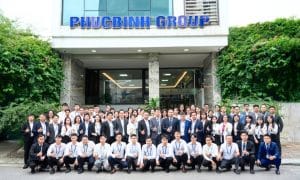 Đội ngũ CBNV Phucbinh Group tại trụ sở văn phòng Hà Nội