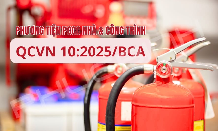 QCVN 10:2025/BCA quy định mới về phương tiện PCCC nhà và công trình