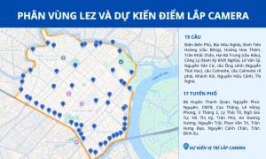 Dự kiến lắp bổ sung 58 camera giao thông TP.HCM 6 Chi tiết các khu vực phân vùng LEZ và dự kiến vị trí lắp bổ sung camera giao thông