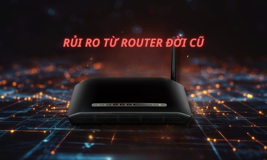 Sử dụng các thiết bị router cũ, không còn được hỗ trợ từ hãng tiềm ẩn nhiều rủi ro