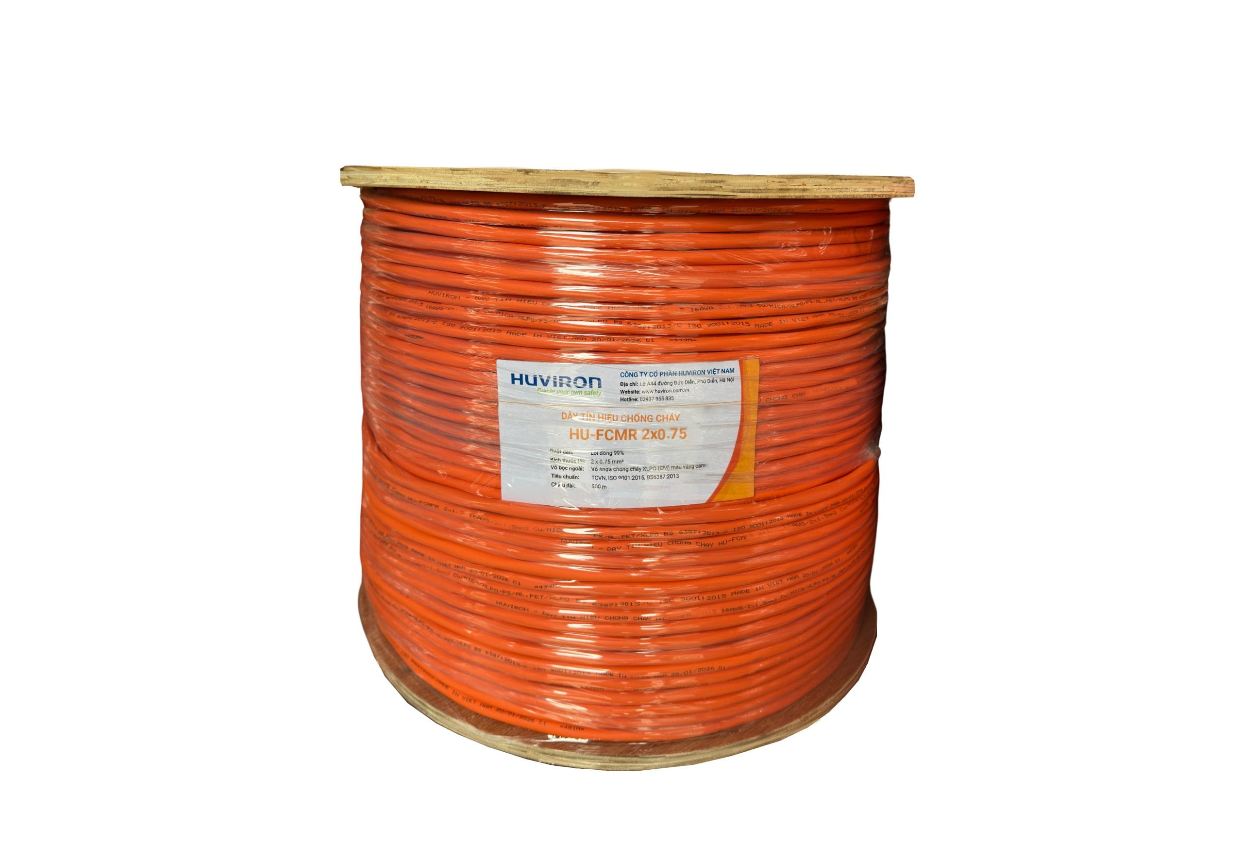 Dây tín hiệu chống cháy HU-FCMR 2x0.75