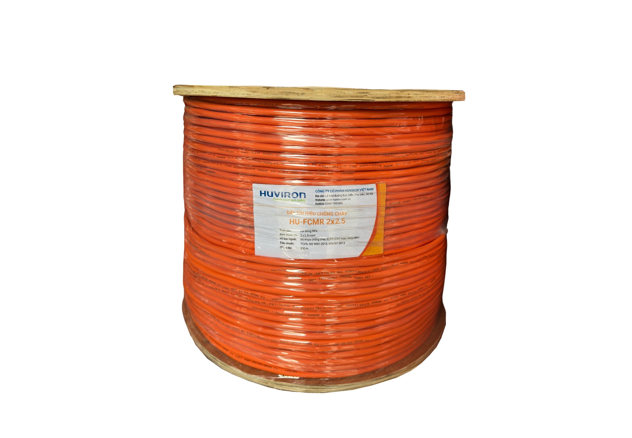 Dây tín hiệu chống cháy HU-FCMR 2x2.5