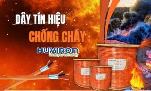 Dây tín hiệu chống cháy chống nhiễu Huviron có khả năng chống nhiễu tốt, đảm bảo đường truyền tín hiệu ổn định