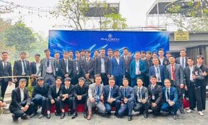 Đội ngũ kỹ thuật tập trung tại sự kiện Year End Party