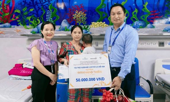Quỹ Phucbinh Donation tài trợ chi phí phẫu thuật tim cho em