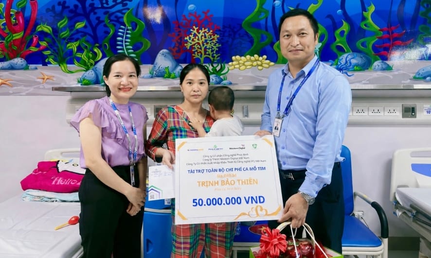 Quỹ Phucbinh Donation tài trợ chi phí phẫu thuật tim cho em