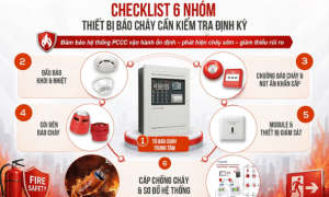 Nhóm 6 thiết bị phòng cháy chữa cháy quan trọng